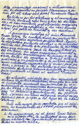 Declaración Pública