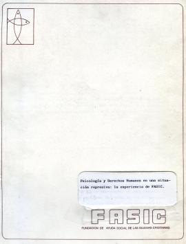 Psicología y Derechos Humanos en una situación represiva: la experiencia de FASIC